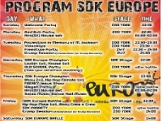 street dance life - SDK.EUROPE'09 PROGRAM
